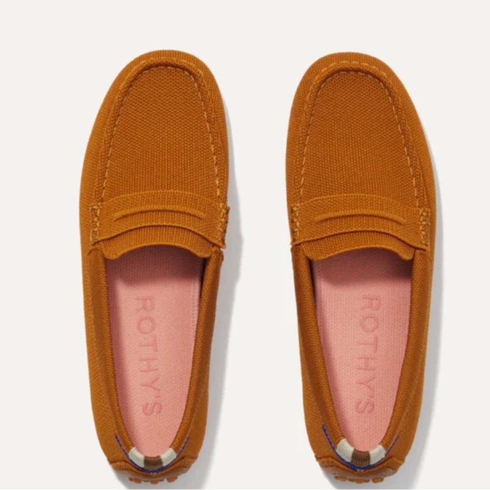 Rothy's Brown Slip-On Loafers with Sleek Design